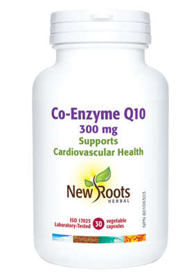 NEW ROOTS    Co-Enzyme Q10 · 300 mg    30 capsules