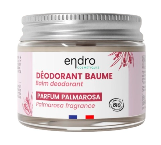 ENDRO cosmétiques - NEW BRAND!   Organic Balm DEODORANT Palmarosa   50 ml