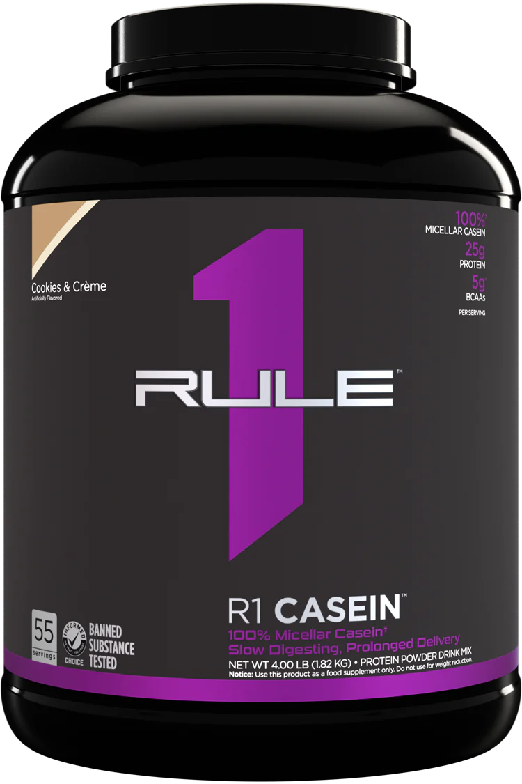 RULE 1   R1 CASEIN   COOKIES N CREAM   4lbs