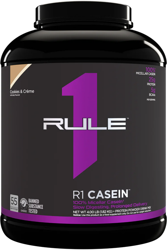 RULE 1   R1 CASEIN   COOKIES N CREAM   4lbs