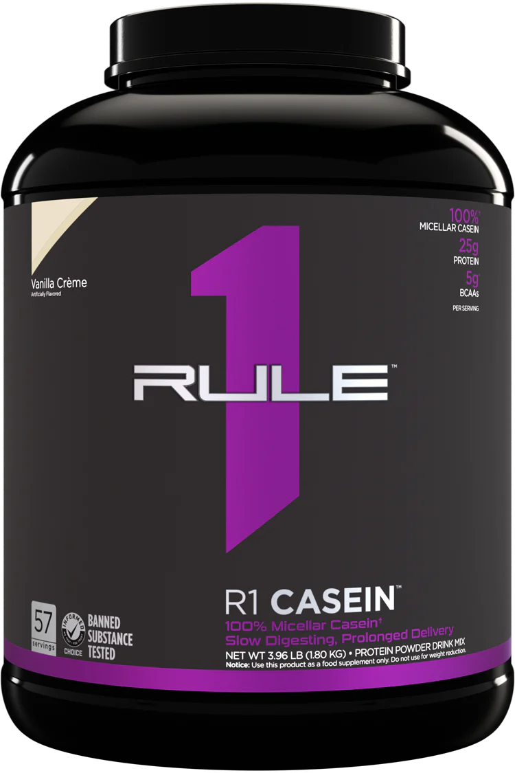 RULE 1   R1 CASEIN   VANILLA CREAM   4lbs
