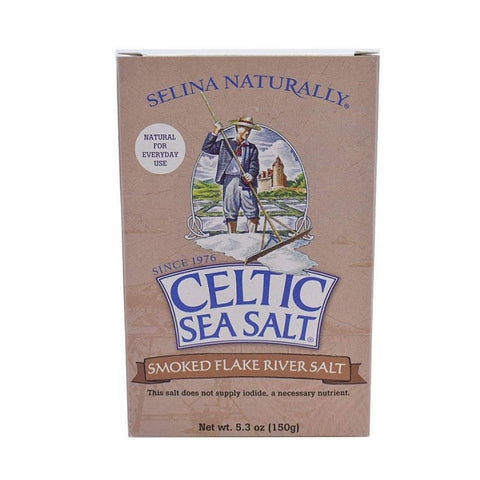 CELTIC SEA SALT    Smoked Flake River Salt 150g