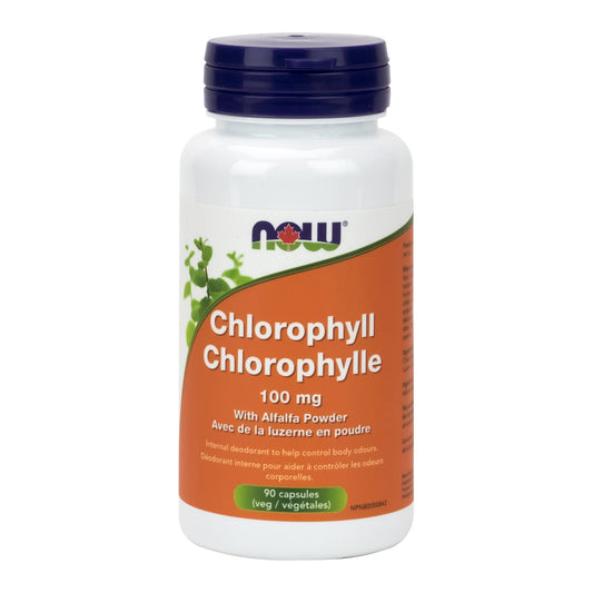 NOW    Chlorophyll 100mg with alfalfa 90vcap