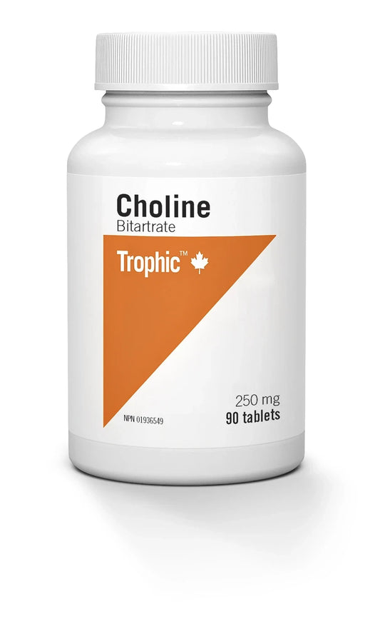 Trophic  Choline Bitartrate 90 Tablets