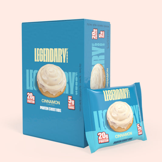 Legendary Foods Protein Sweet Roll Cinnamon 63 g - Pack of 8