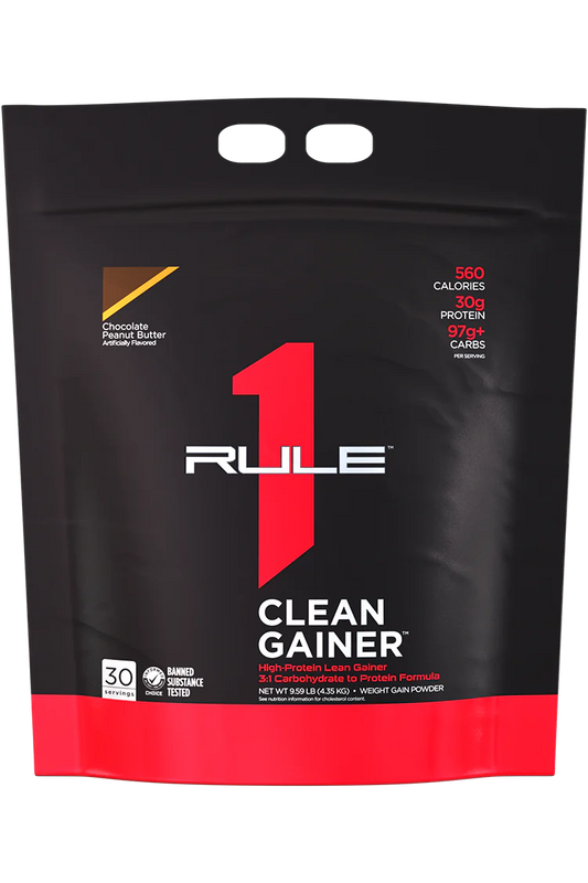 RULE 1   R1 CLEAN GAINER   CHOCOLATE PEANUT BUTTER   30 serv