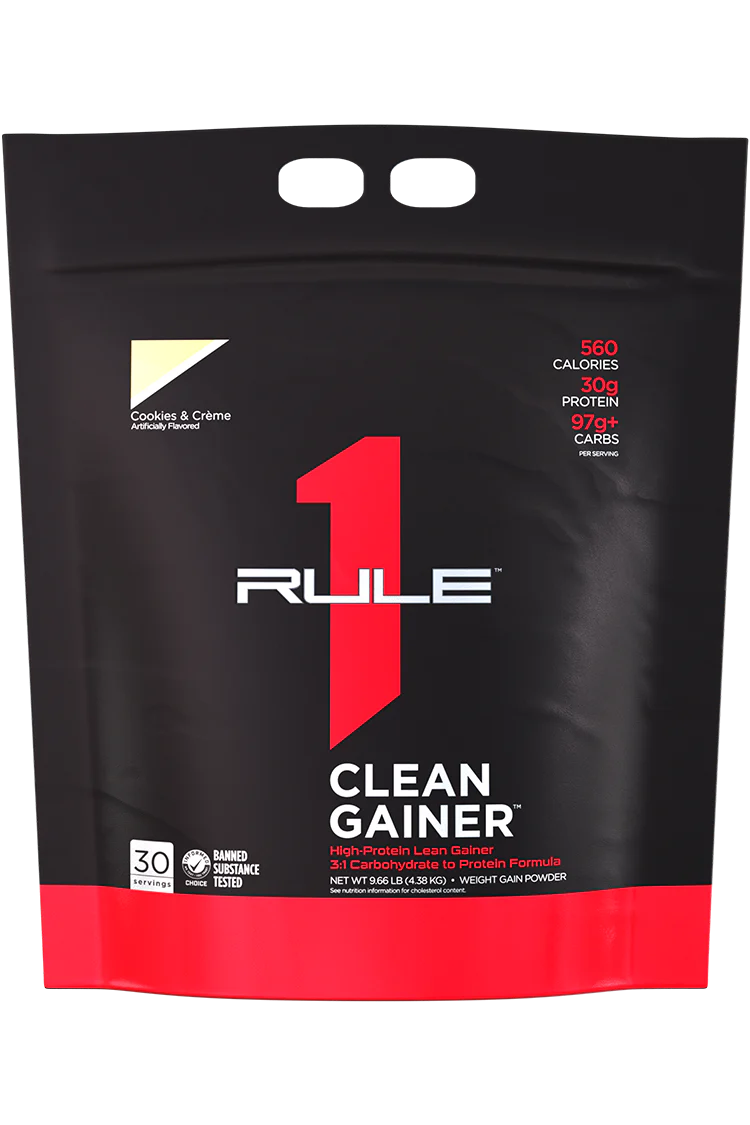 RULE 1   R1 CLEAN GAINER   COOKIES & CREME   30 serv