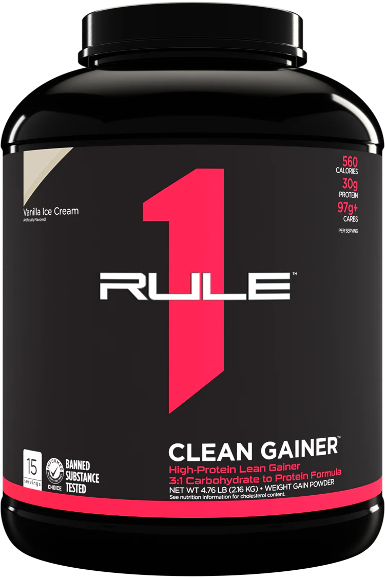 RULE 1   R1 CLEAN GAINER   VANILLA ICE CREAM   15 serv