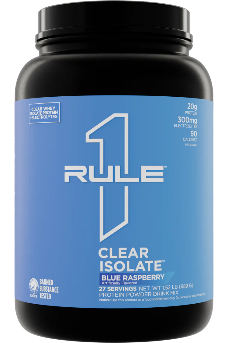 RULE 1   R1 CLEAR ISOLATE   1.52lbs   BLUE RASPBERRY