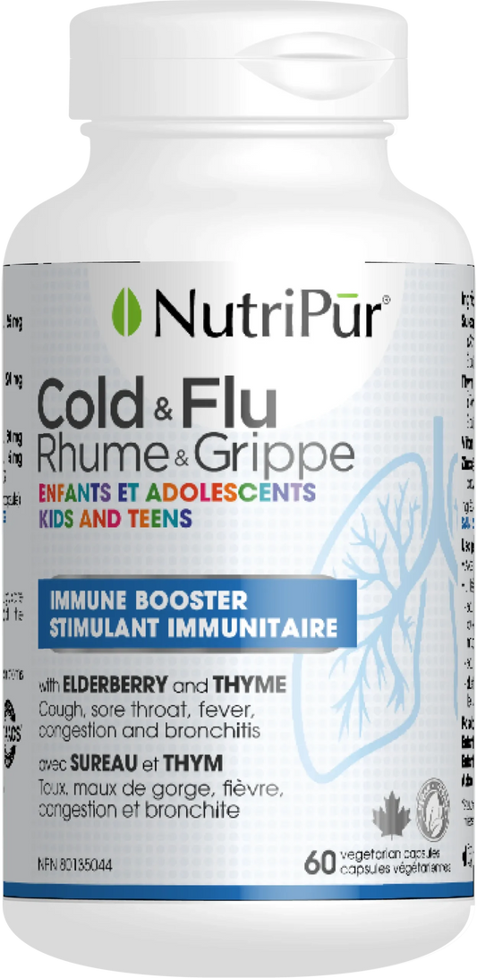 Nutripur - Cold & Flu Kids & Teens - 60vcap