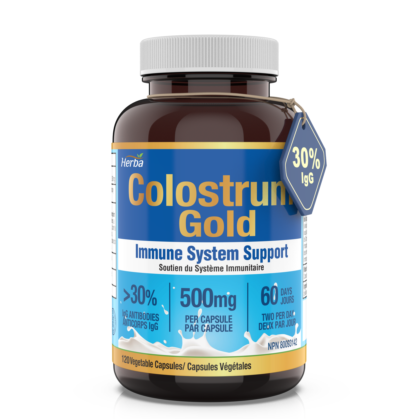 Herba  Colostrum Gold 500mg - 120 Capsules
