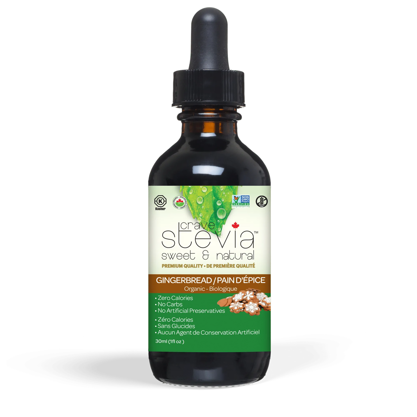 CRAVE STEVIA   Gingerbread Liquid Stevia 30ml