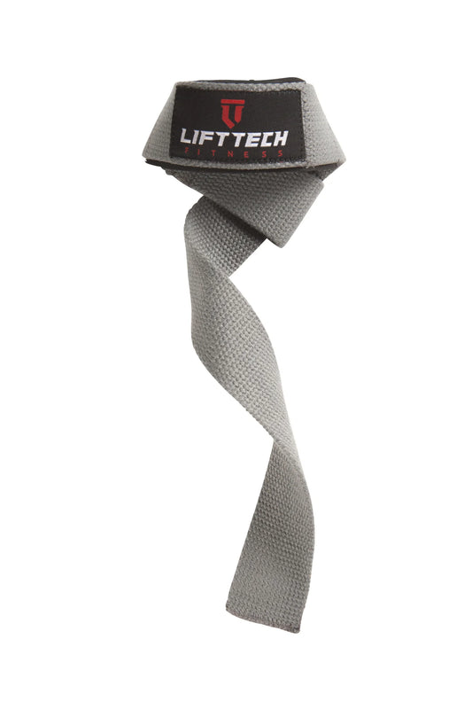 LIFT TECH FITNESS   PADDED COTTON LIFT STRAPS "21.5"