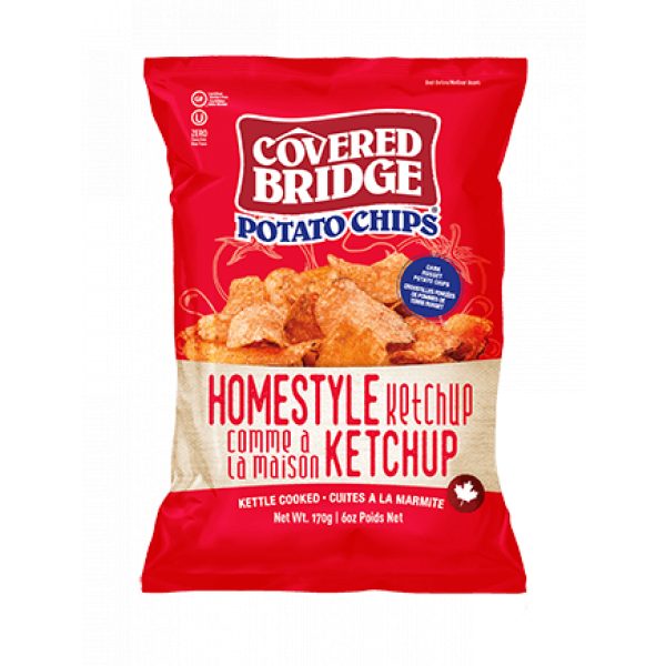 COVERED BRIDGE           POTATO CHIPS        HOMESTYLE KETCHUP               170G