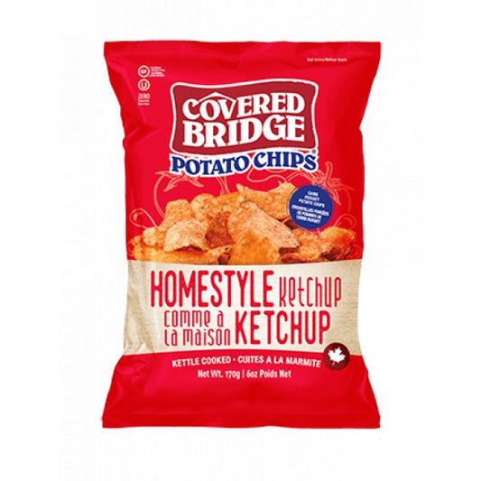 COVERED BRIDGE           POTATO CHIPS        HOMESTYLE KETCHUP               170G