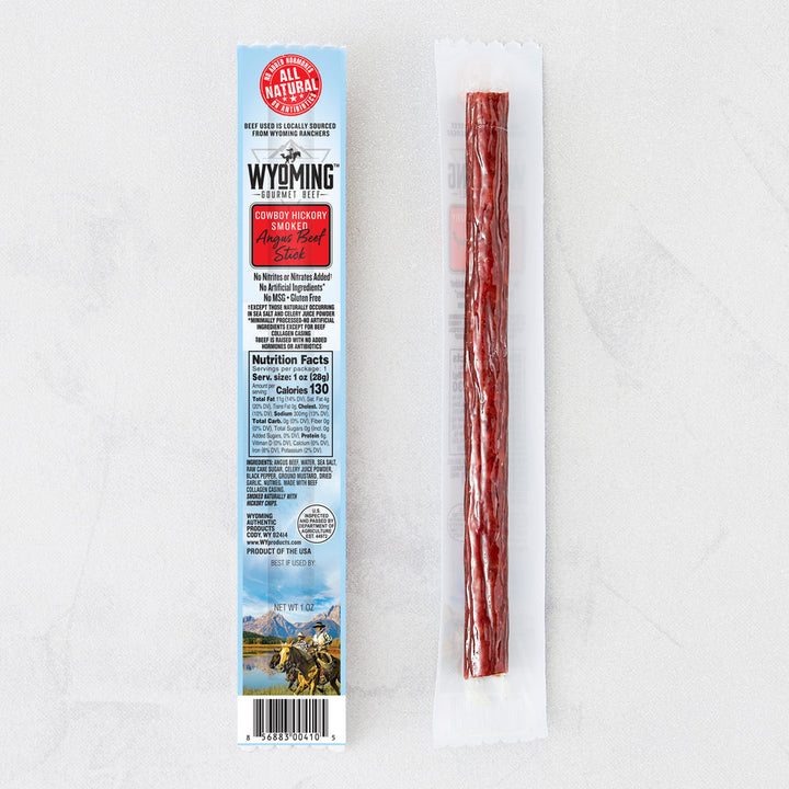 Wyoming Gourmet Beef   Cowboy Premium Beef Stick 28g