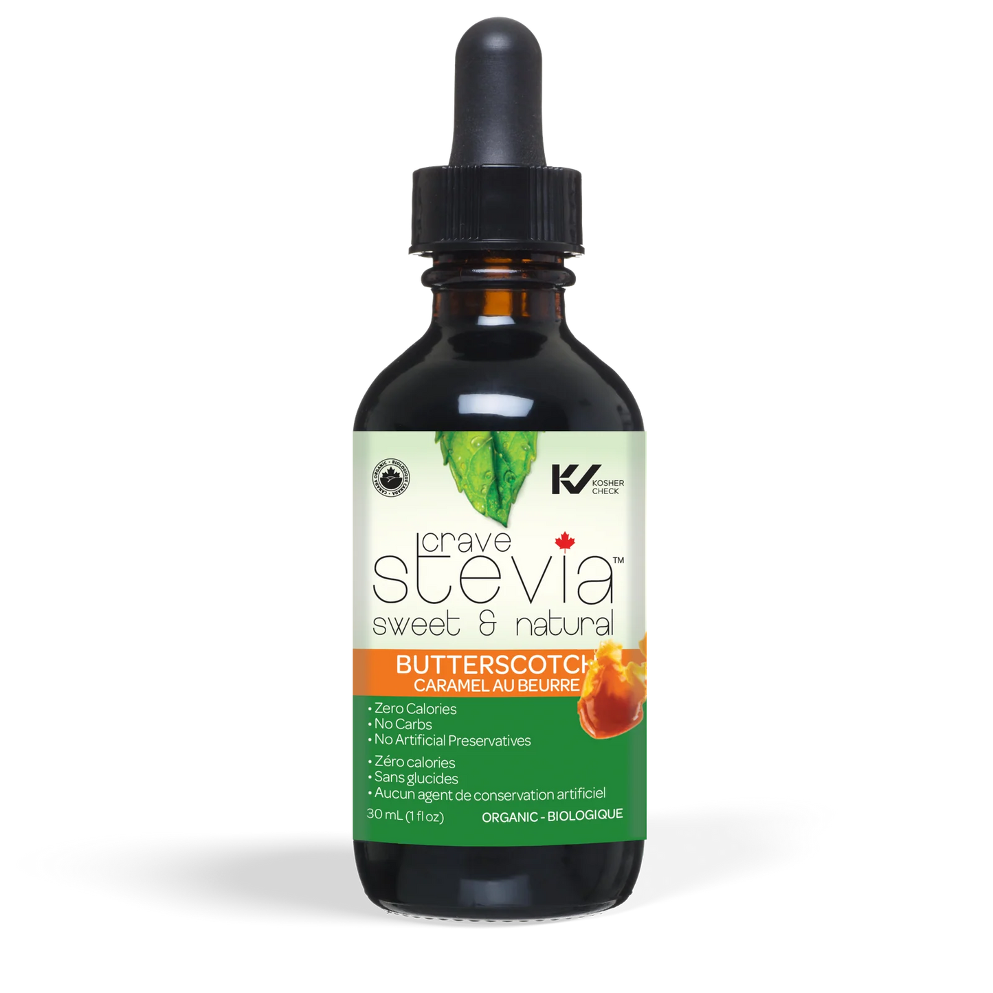 CraveSteviaLiquids-30ml  Butterscotch ORGANIC  30ml