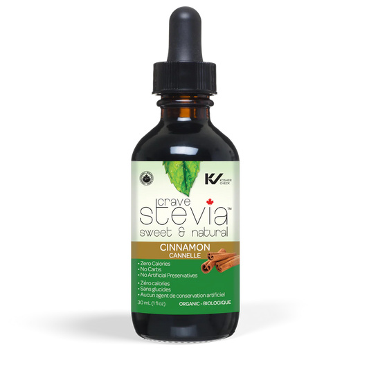 CRAVE STEVIA   Cinnamon Liquid Stevia 30ml