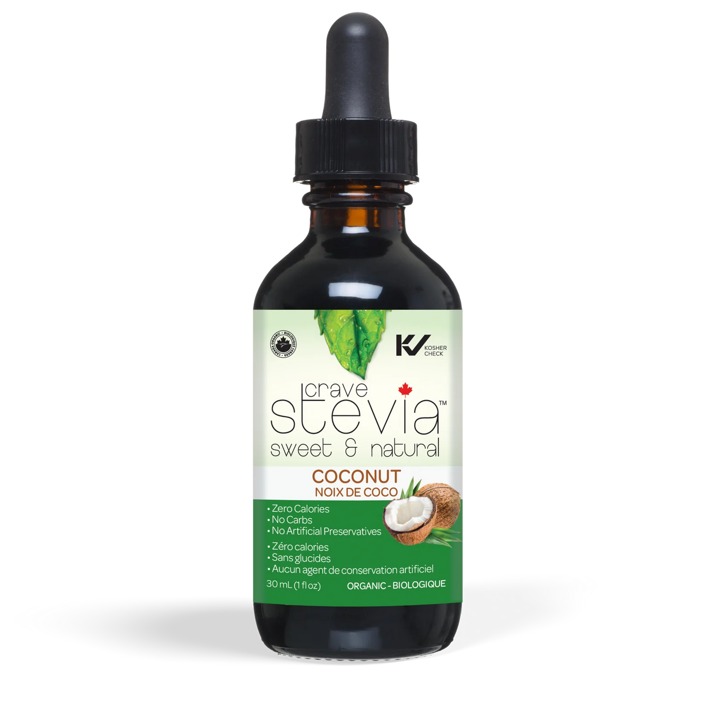 CraveSteviaLiquids-30ml  Coconut ORGANIC  30ml