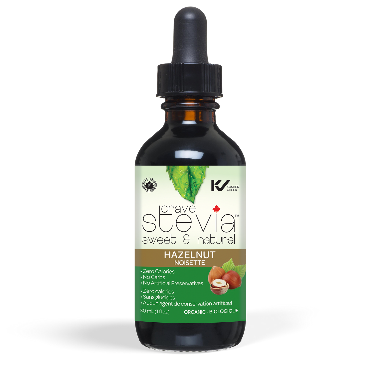 CRAVE STEVIA   Hazelnut Liquid Stevia 50ml