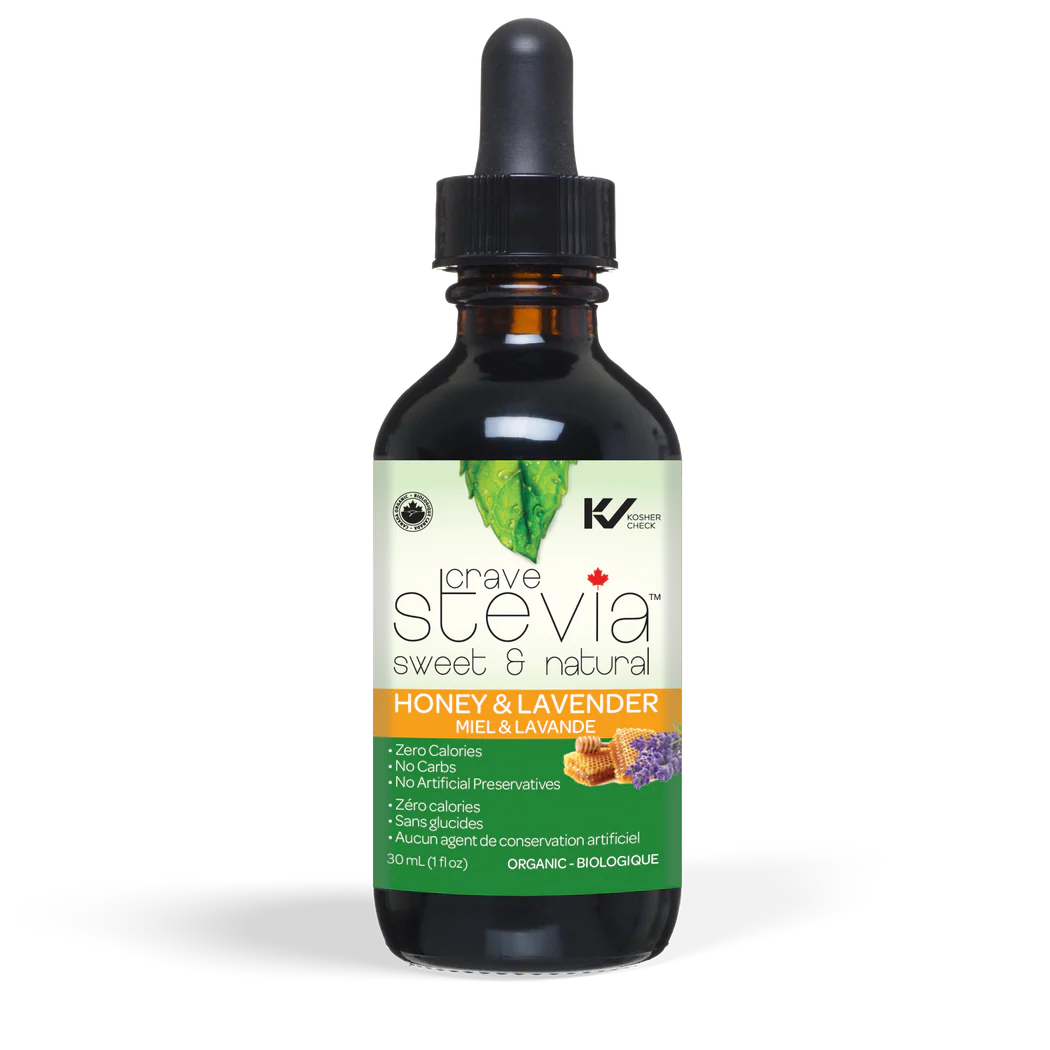 CRAVE STEVIA   Honey & Lavender Liquid Stevia 30ml