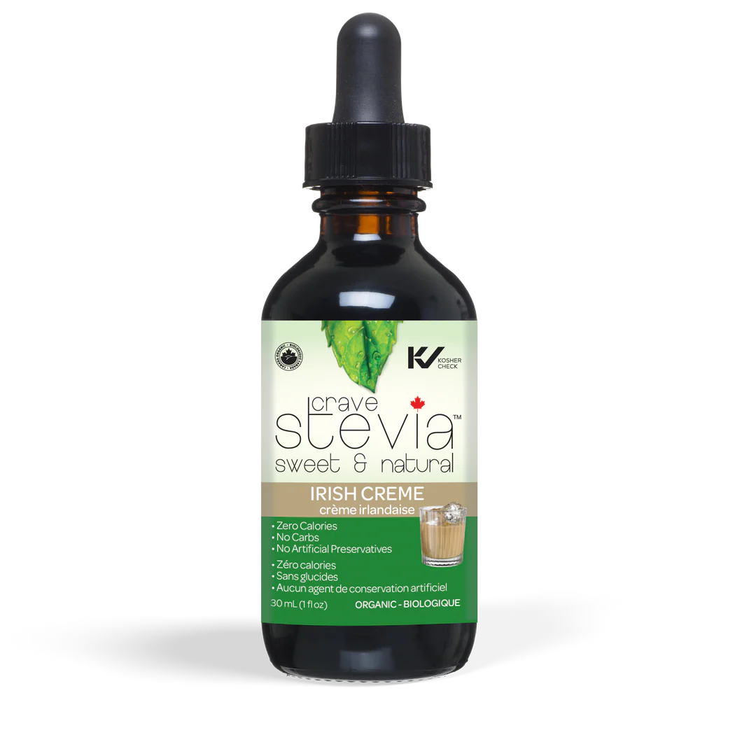 CRAVE STEVIA   Irish Creme Liquid Stevia 30ml