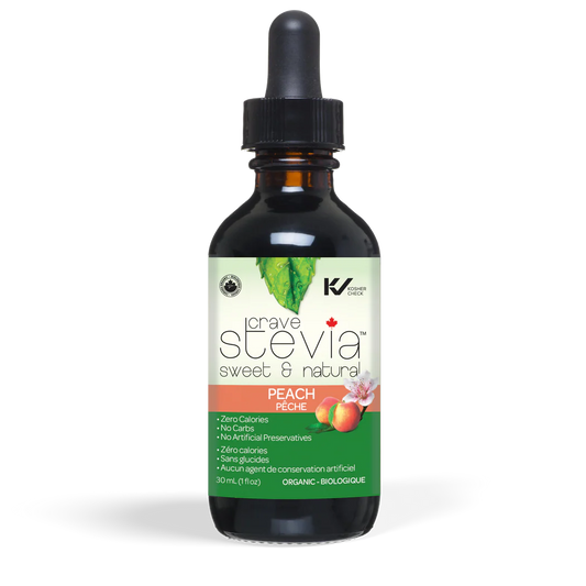 CRAVE STEVIA   Peach Liquid Stevia 30ml