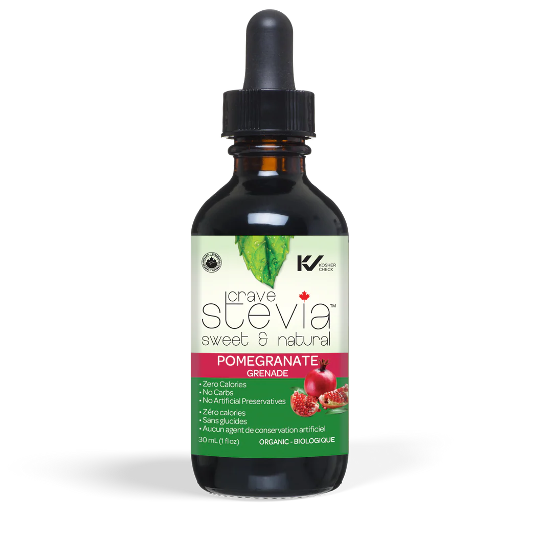 CRAVE STEVIA   Pomegranate Liquid  Stevia 30ml