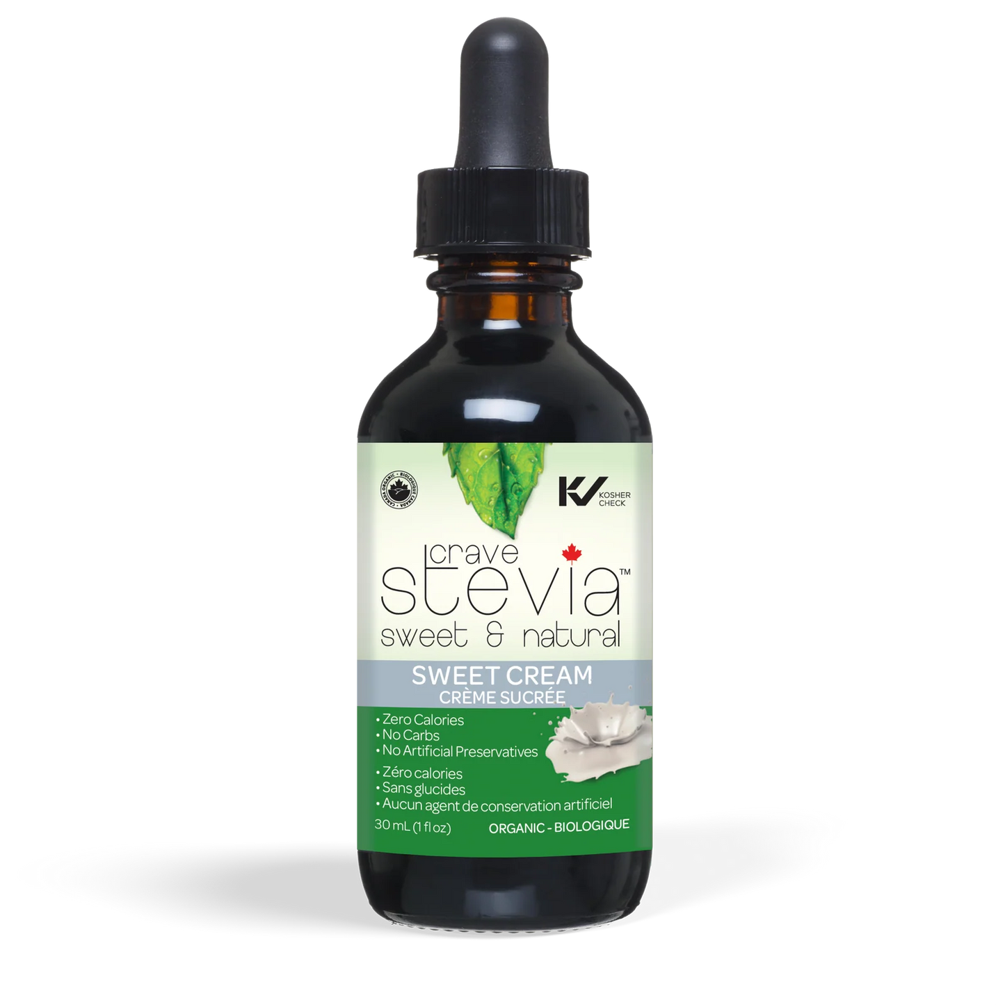 CraveSteviaLiquids-30ml  Sweet Cream ORGANIC  30ml