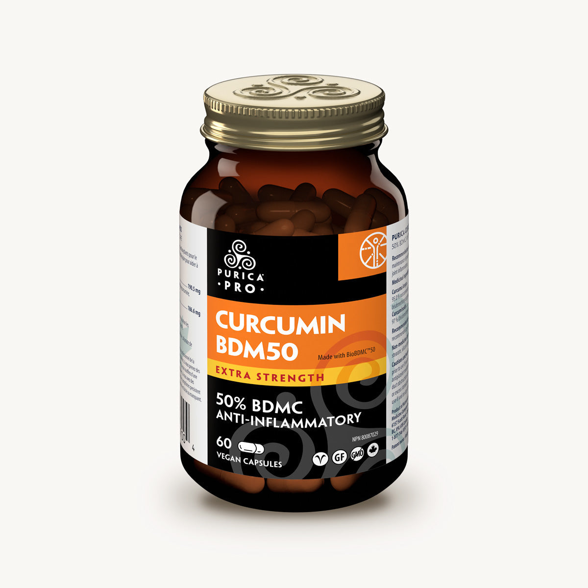 PURICA   NEW! Curcumin BDMC50 PRO LINE 60 caps