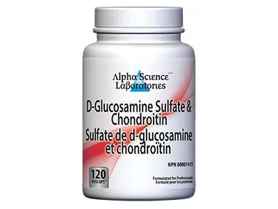 Alpha Science Laboratories_D-Glucosamine Sulfate & Chondroitin - 120 vcap