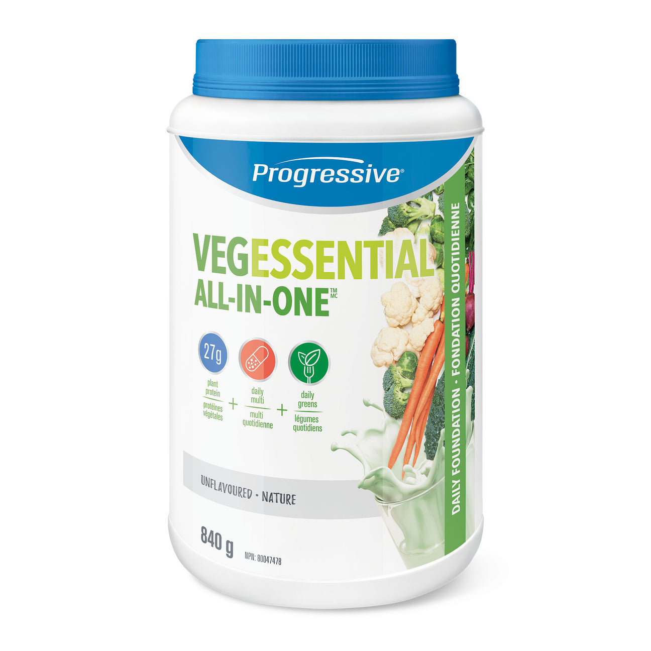 Progressive VegEssential   840g Unflavoured