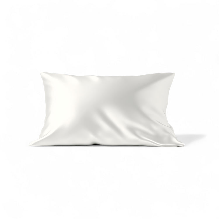 HoneyLux - ORGANIC PILLOW CASE (Queen) - Organic Silk Pillowcase - WHITE