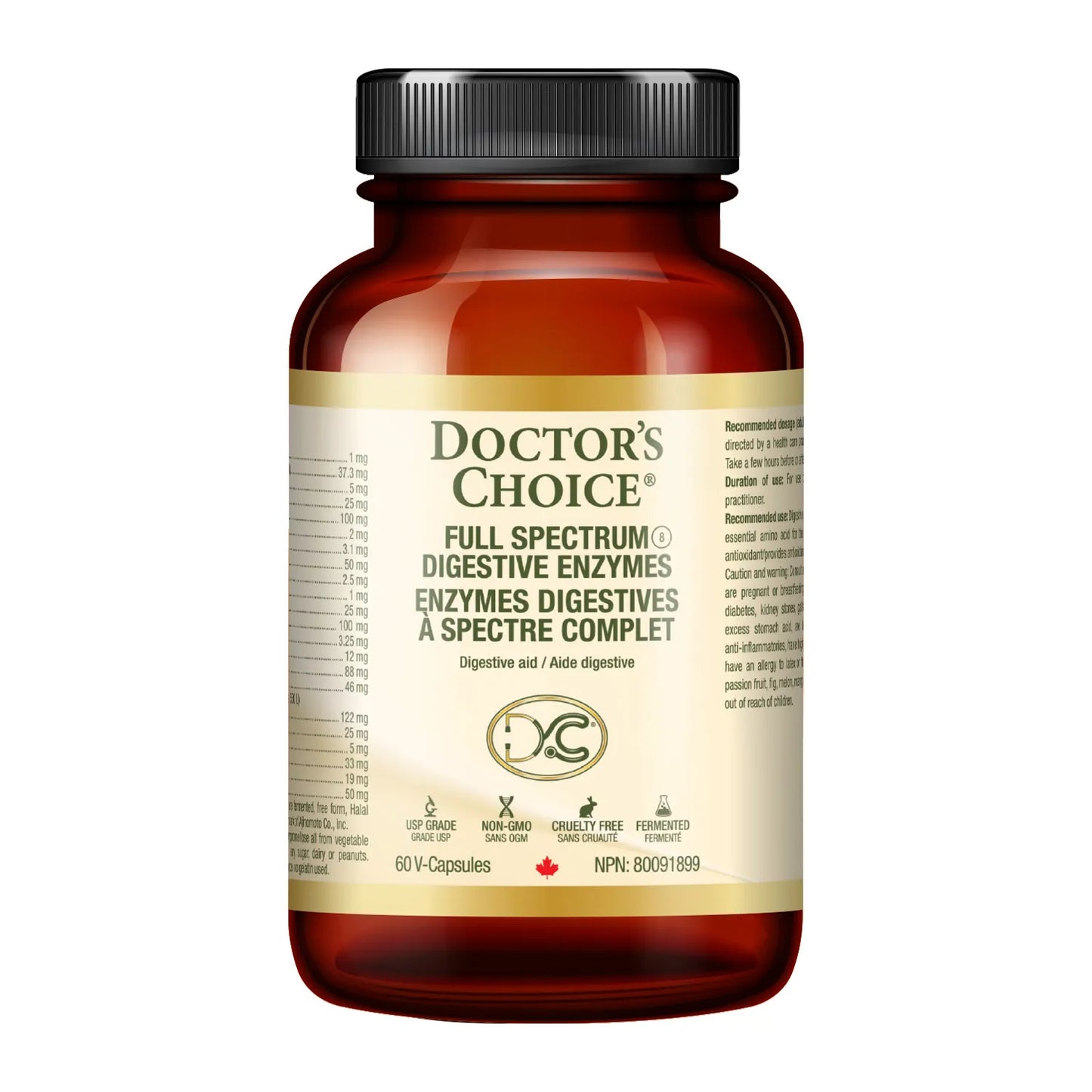 DR. CHOICE   Full Spectrum Digestive Enzyme 60vcap