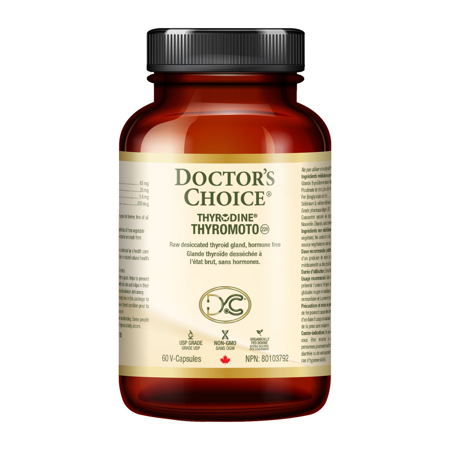 DR. CHOICE   Thyrodine Thyromoto 65mg - 60vcaps