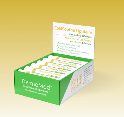 Derma Med   Cold Soothe Lip Balm 6mL x 12 Display