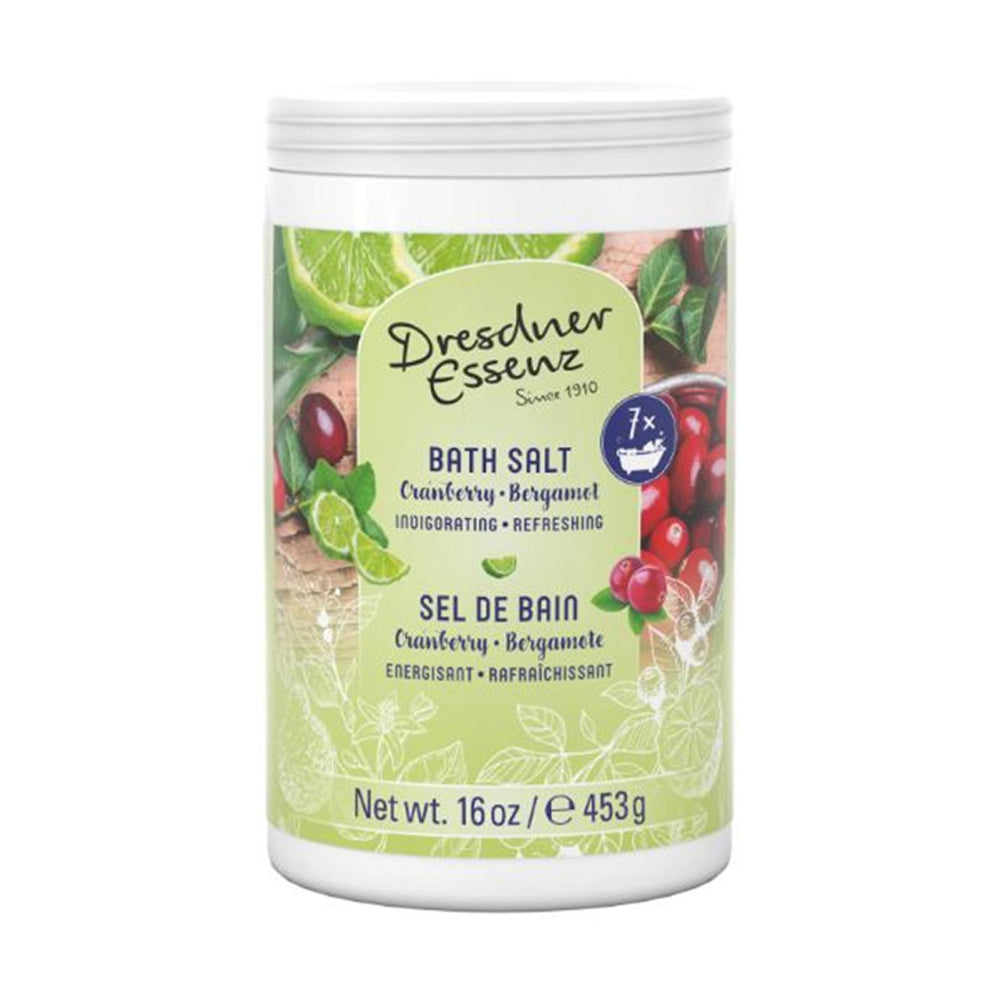 DRESDNER ESSENZ BATH SALT, POPPY/LAVENDER, SOOTHING 453g