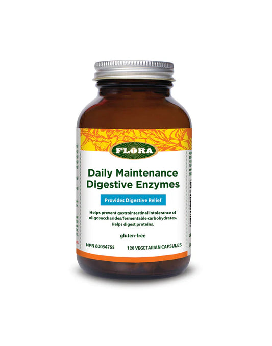Flora   Daily Maintenance Digestive Enzymes120 caps