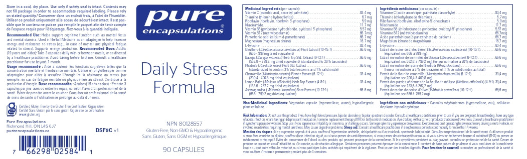 PURE ENCAPSULATIONS_Daily Stress Formula_90 capsules