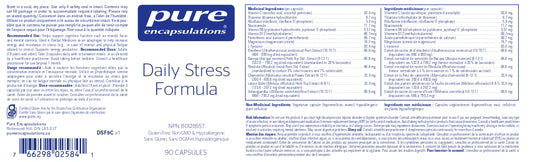 PURE ENCAPSULATIONS_Daily Stress Formula_90 capsules