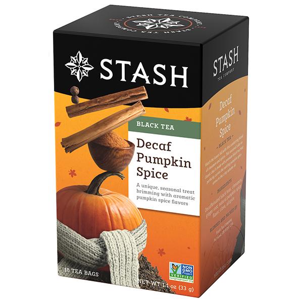 STASH TEA    Holiday Teas    STASH TEA    Holiday Teas    Decaf Pumpkin Spice Tea 18bg