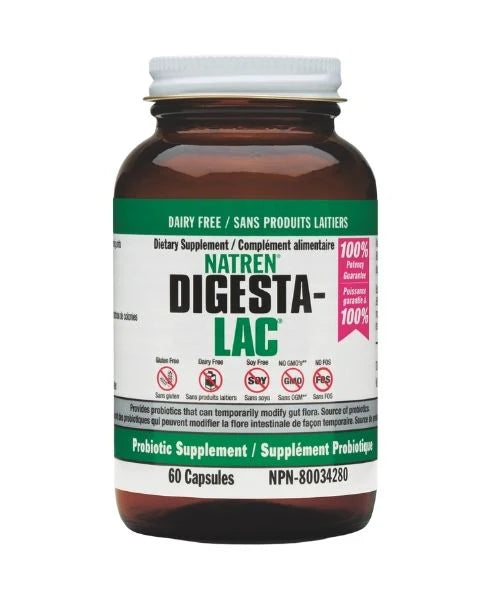 NATREN - RETAIL    Digesta-Lac N/Dairy, 60's