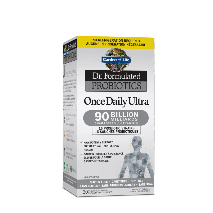 Garden of Life Dr. F Once Daily Ultra 90-B Shelf Stable 30 Vcaps