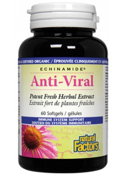 Natural Factors   Anti-Viral Potent Fresh Herbal Extract, ECHINAMIDE®   60 sglssgls