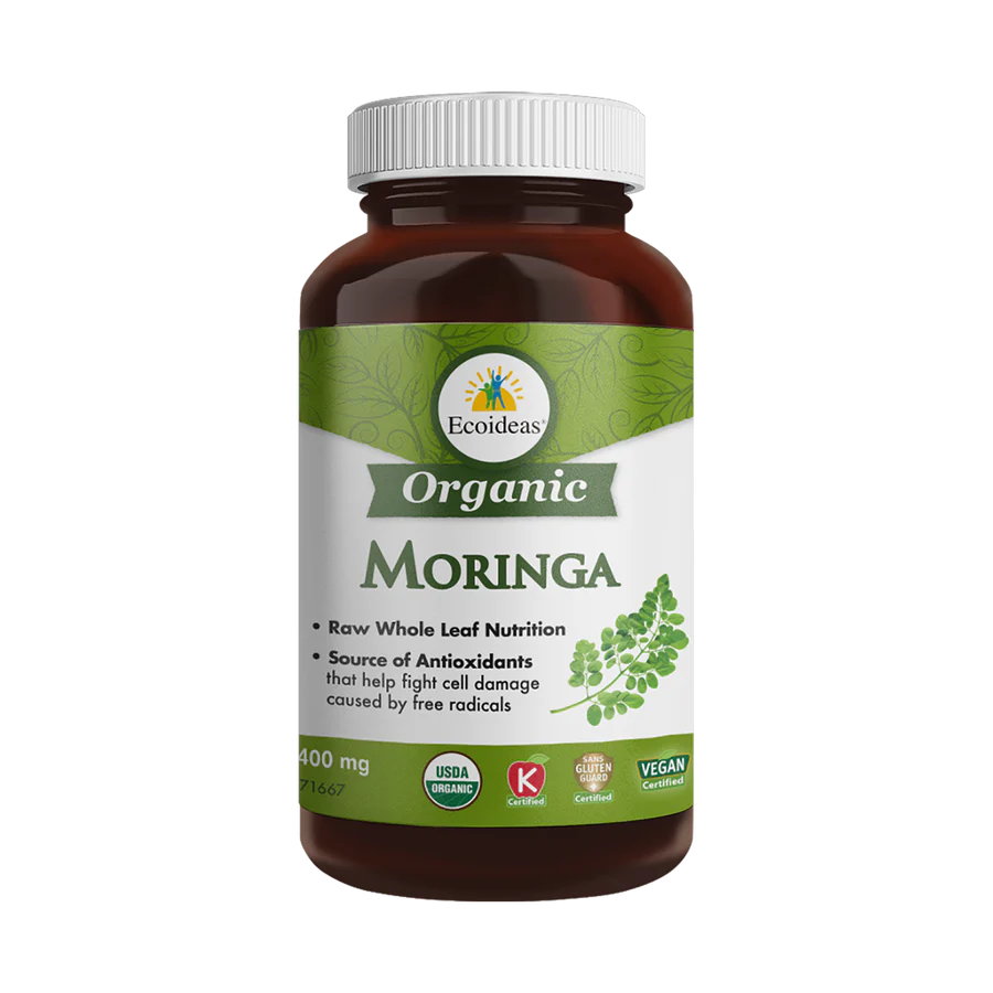 Ecoideas _Organic Moringa Capsules_120CP