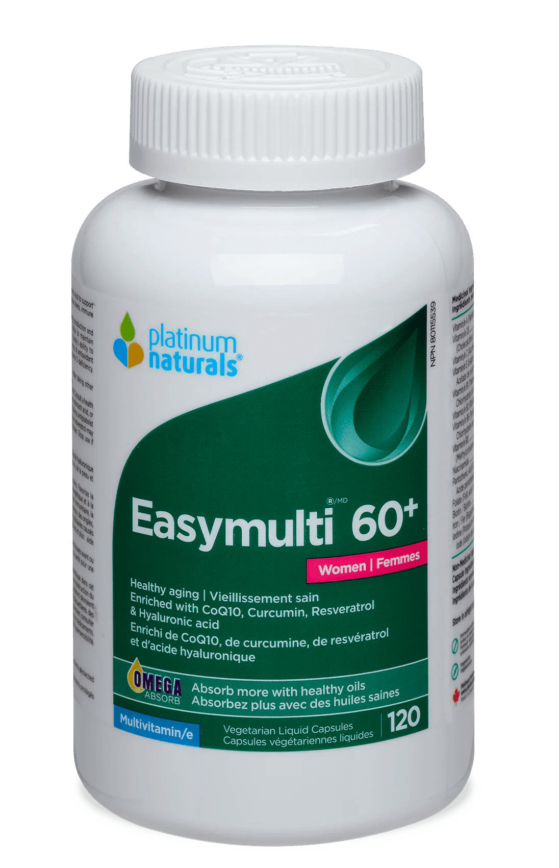 Platinum Naturals-Easymulti® 60+ for Women - 120 gels