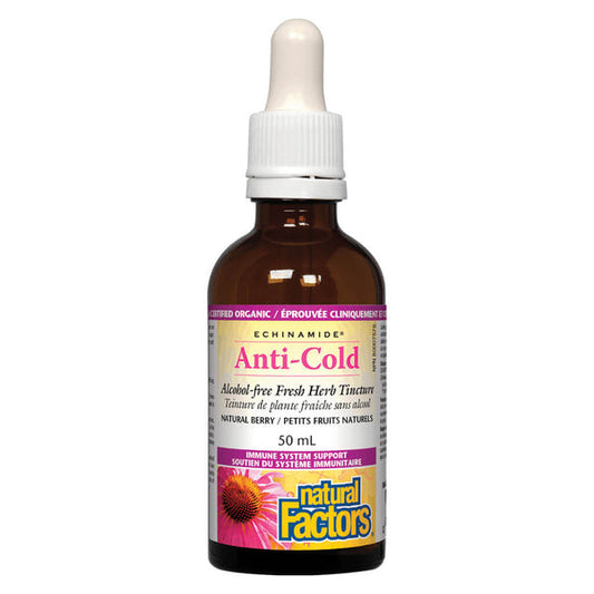 Natural Factors   Anti-Cold Fresh Herb Tincture Standardized, ECHINAMIDE®   50 mL tinctinc