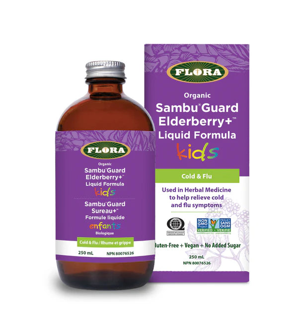 Flora   Sambu Guard® Elderberry+ Liquid Formula Kids250 mL
