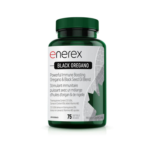 Enerex   BLACK OREGANO   75 Softgels