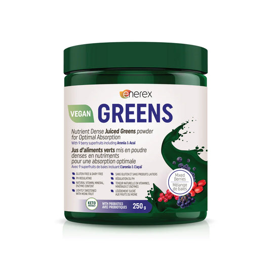 Enerex   GREENS MIXED BERRIES   250g